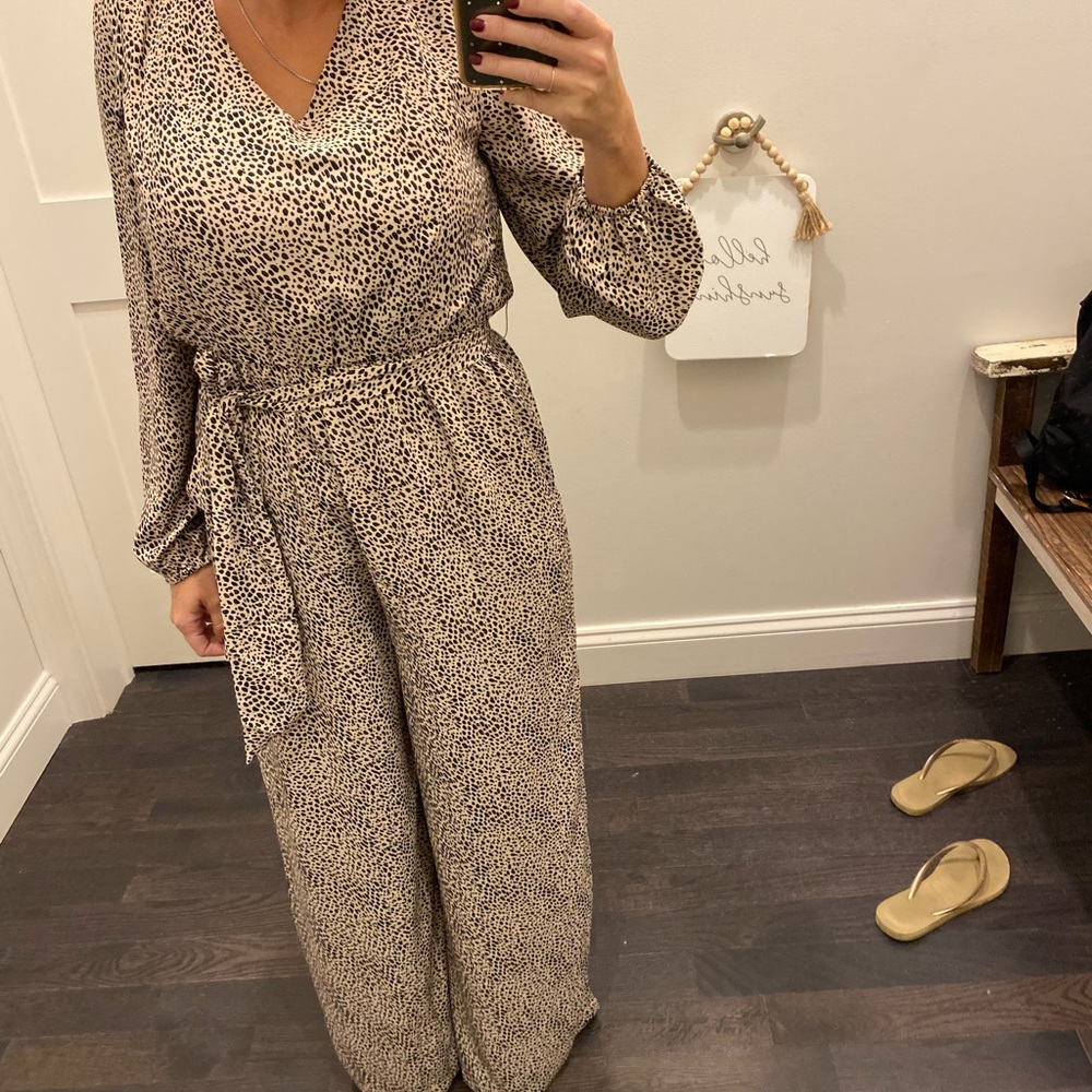 Cheetah print jumper